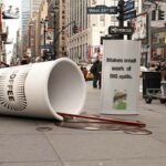 guerilla marketing on paper cup