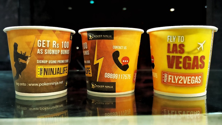 paper cup marketing by GingerCup