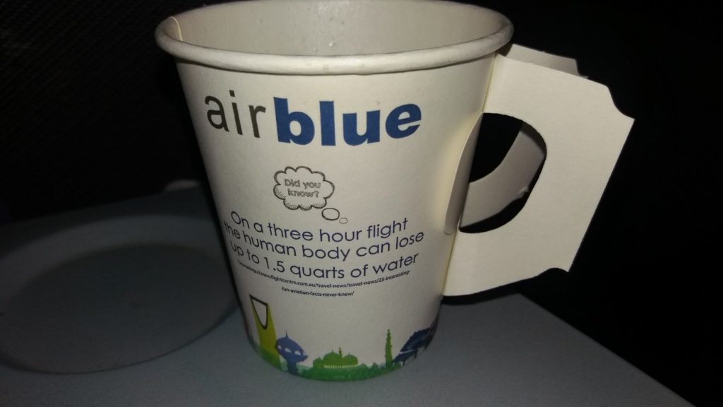 paper cups target in-flight branding