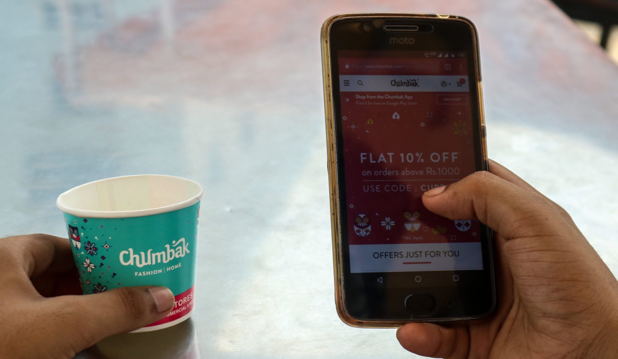 Cup Advertising Boosted the Brand Chumbak in Fashion World-Cup Advertising-Gingercup