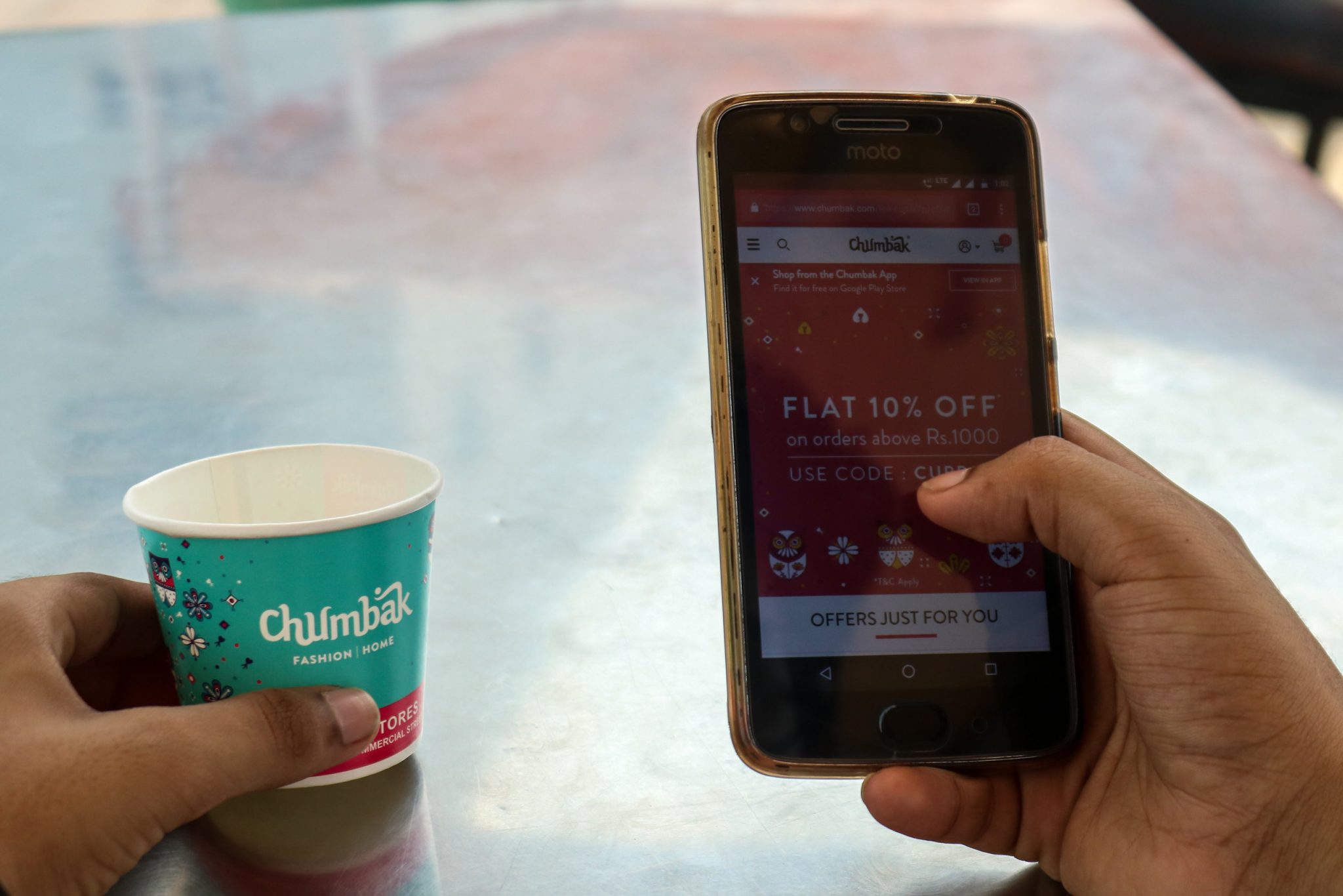 Cup Advertising Boosted the Brand Chumbak in Fashion World-Cup Advertising-Gingercup