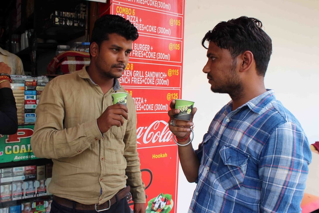 branded paper cup advertising