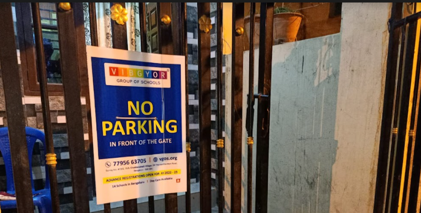 No parking advertising of VIBGYOR by Ginger Media Group - Reach your target audience offline
