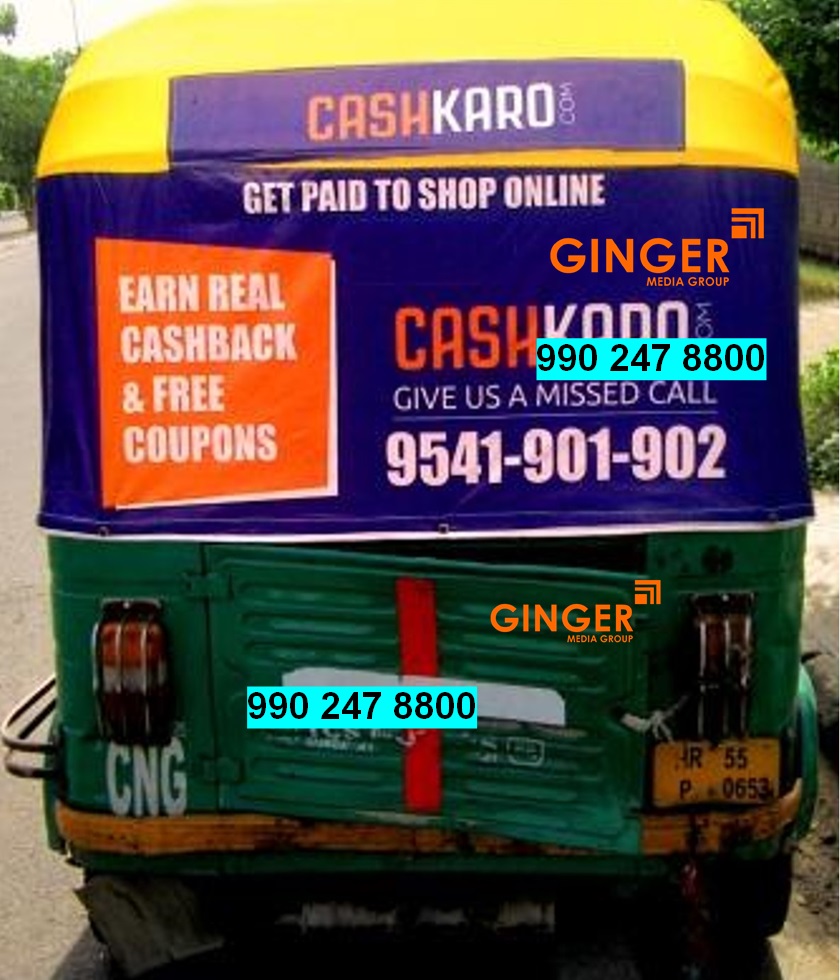 Auto Rickshaw advertising in Delhi