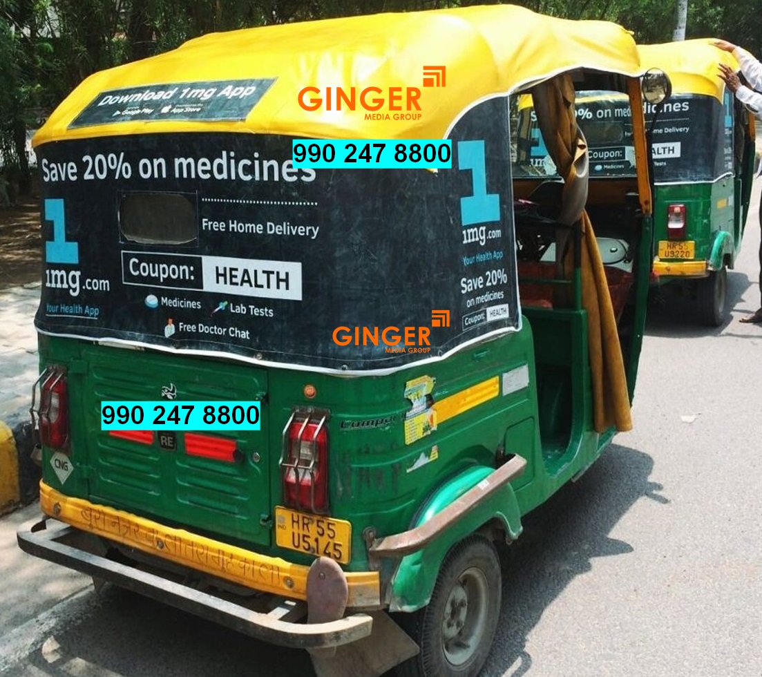 Auto Rickshaw advertising in Delhi
