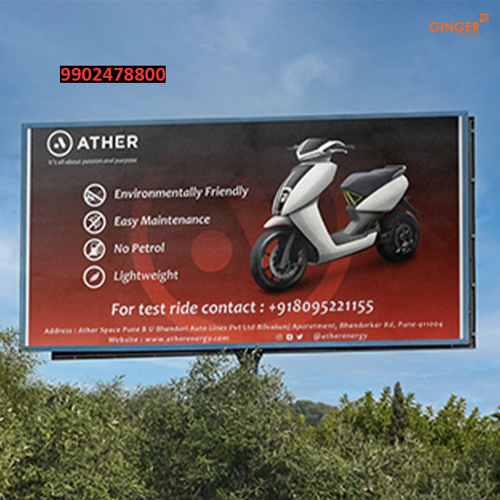 Billboard Advertising in Bangalore for ATHER Brand Brand