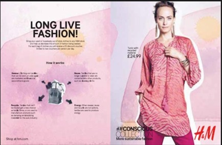 This is an image of H&M with its tagline