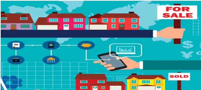 This image depicts the working of real estate brands