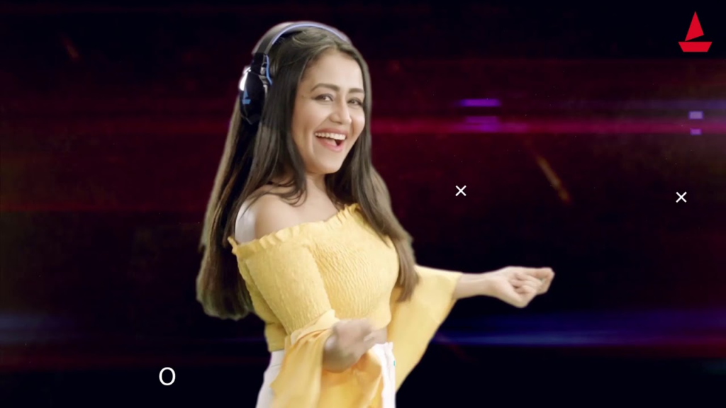 Marketing campaign of Boat with Neha Kakkar