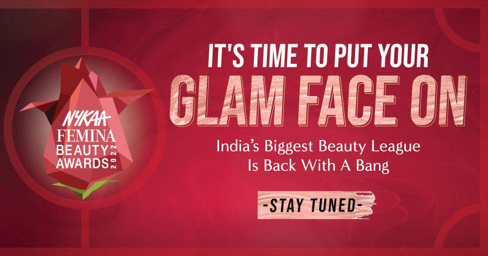 The picture shows us the poster of the Nykaa Femina beauty award promoting it