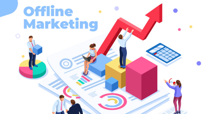 showing the ways of offline marketing