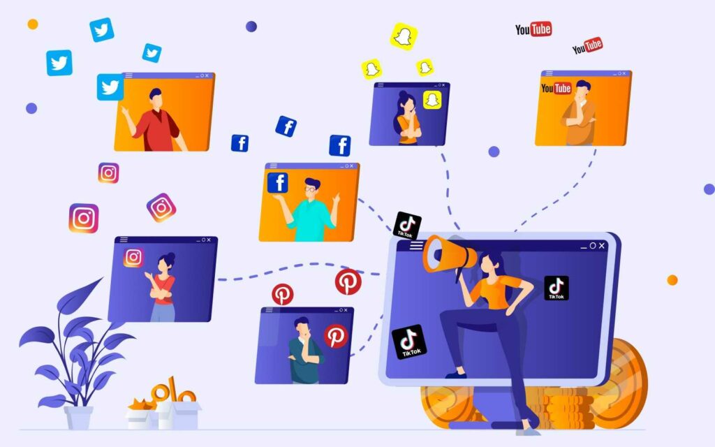 This image shows the increase of influencing marketing as an impact of the pandemic on the advertising industry