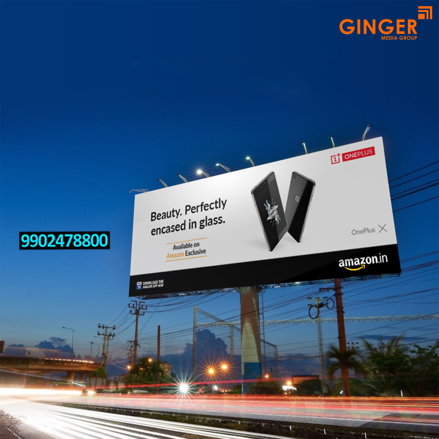 Ideal number of Billboard advertising done by Amazon