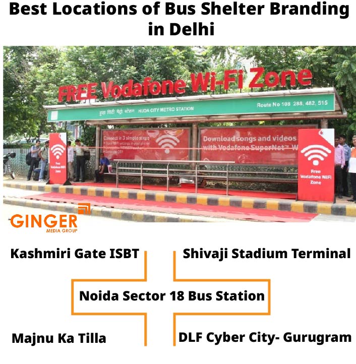 Best Locations of Bus Shelter Advertising in Delhi, Noida, Gurugram, Faridabad, and Ghaziabad As the capital of India and the most populous city in the area, Delhi has a lot of potential for effective bus shelter advertising campaigns. With bus shelter marketing, businesses can advertise business companies to attract people's attention. To get the most out of your investment, consider the best bus shelter branding locations in Delhi-NCR. Are you looking for a cost-effective strategy to market your company? Bus shelter branding is an excellent choice, particularly if you want to reach consumers in the Delhi-NCR region. Here are some of the ideal places for bus stop branding in Delhi.