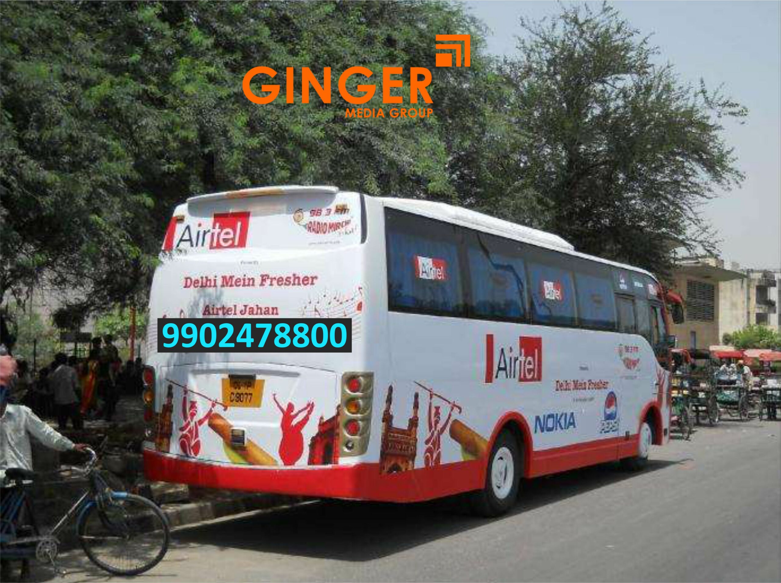 Bus Branding in PAN India for Airtel, NOKIA and Pepsi