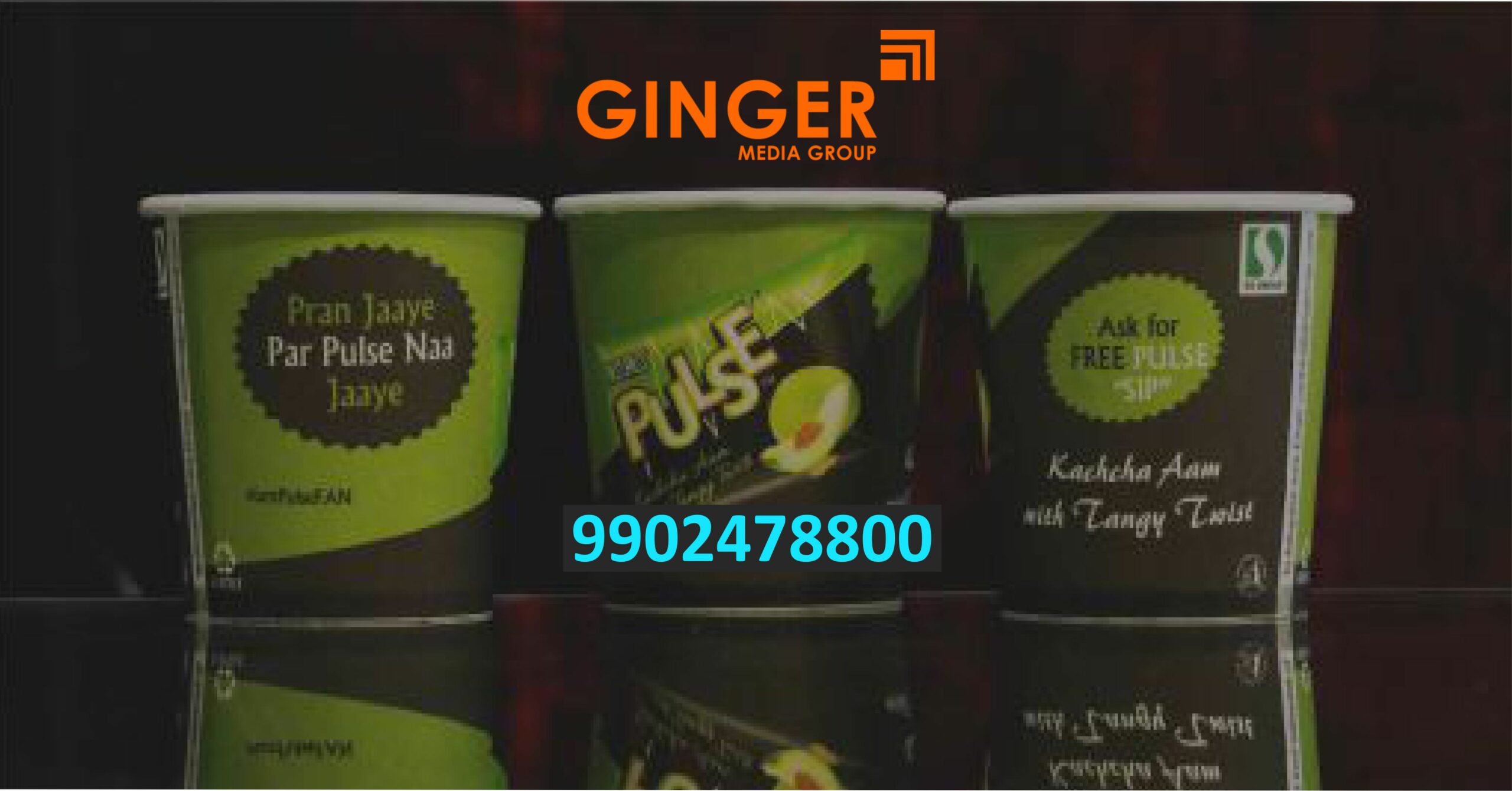 Cup Branding in India for Pulse Candy