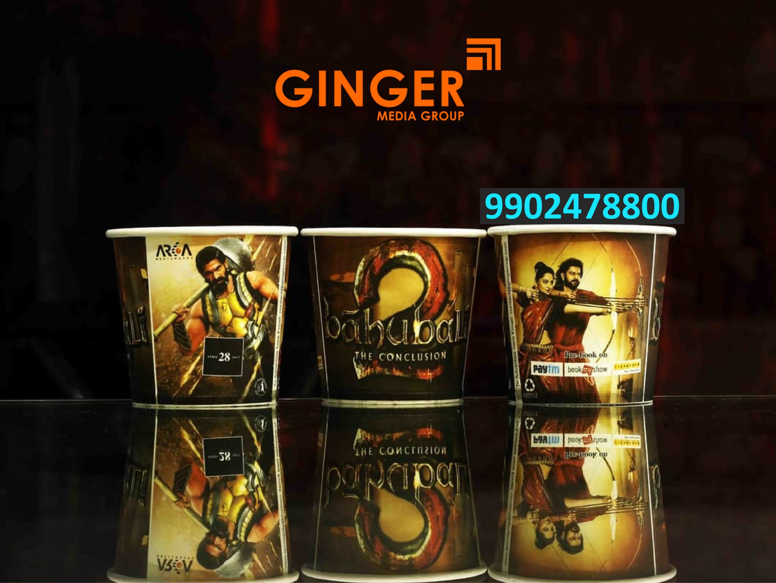 Cup Branding in India for Bahubali Movie