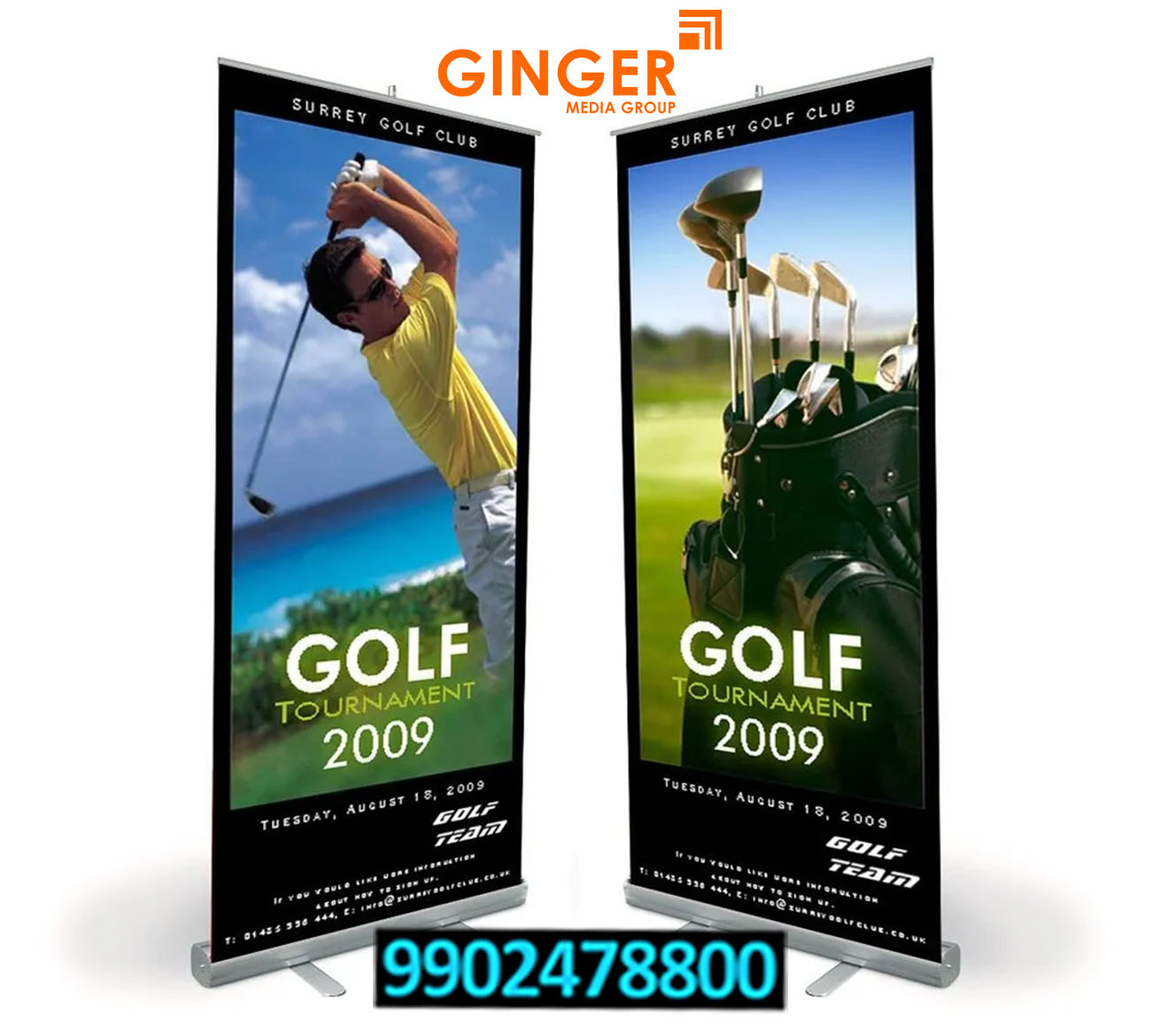 Milestone Standee Advertising in PAN India for GOLF