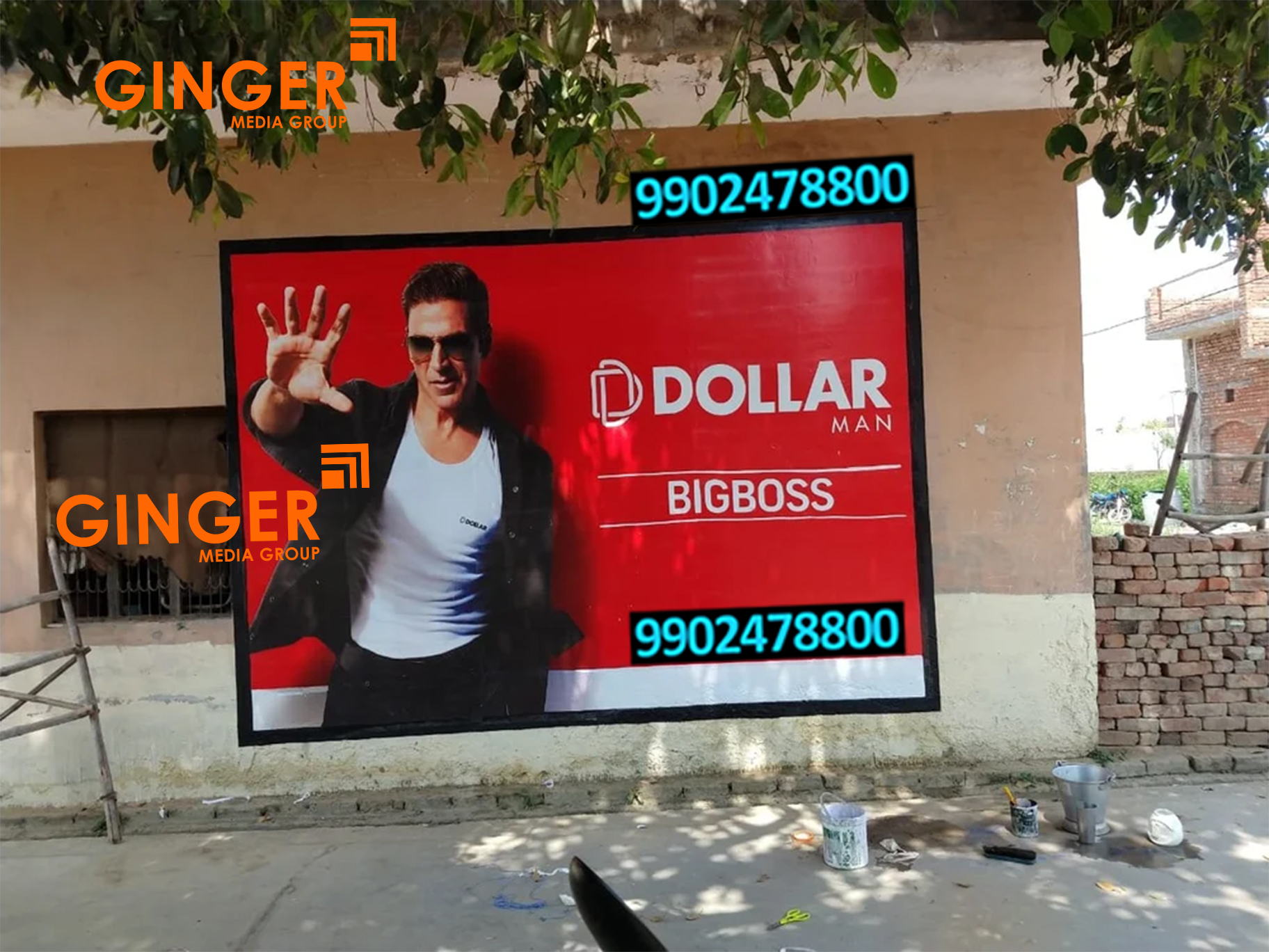 Shop Wall Painting Advertising in PAN India for Dollar Brand