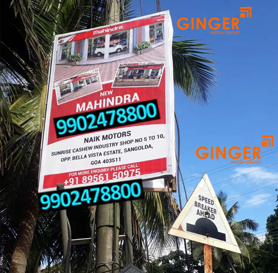 Pole Boards in Hyderabad for Mahindra Brand