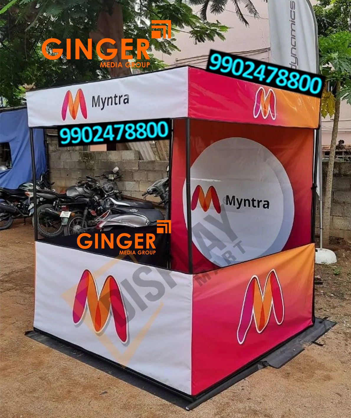 Promo Tables Advertising in India for Myntra