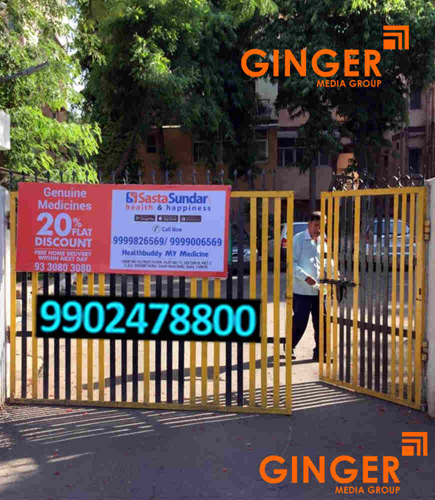 Signage Traffic of Residential Branding