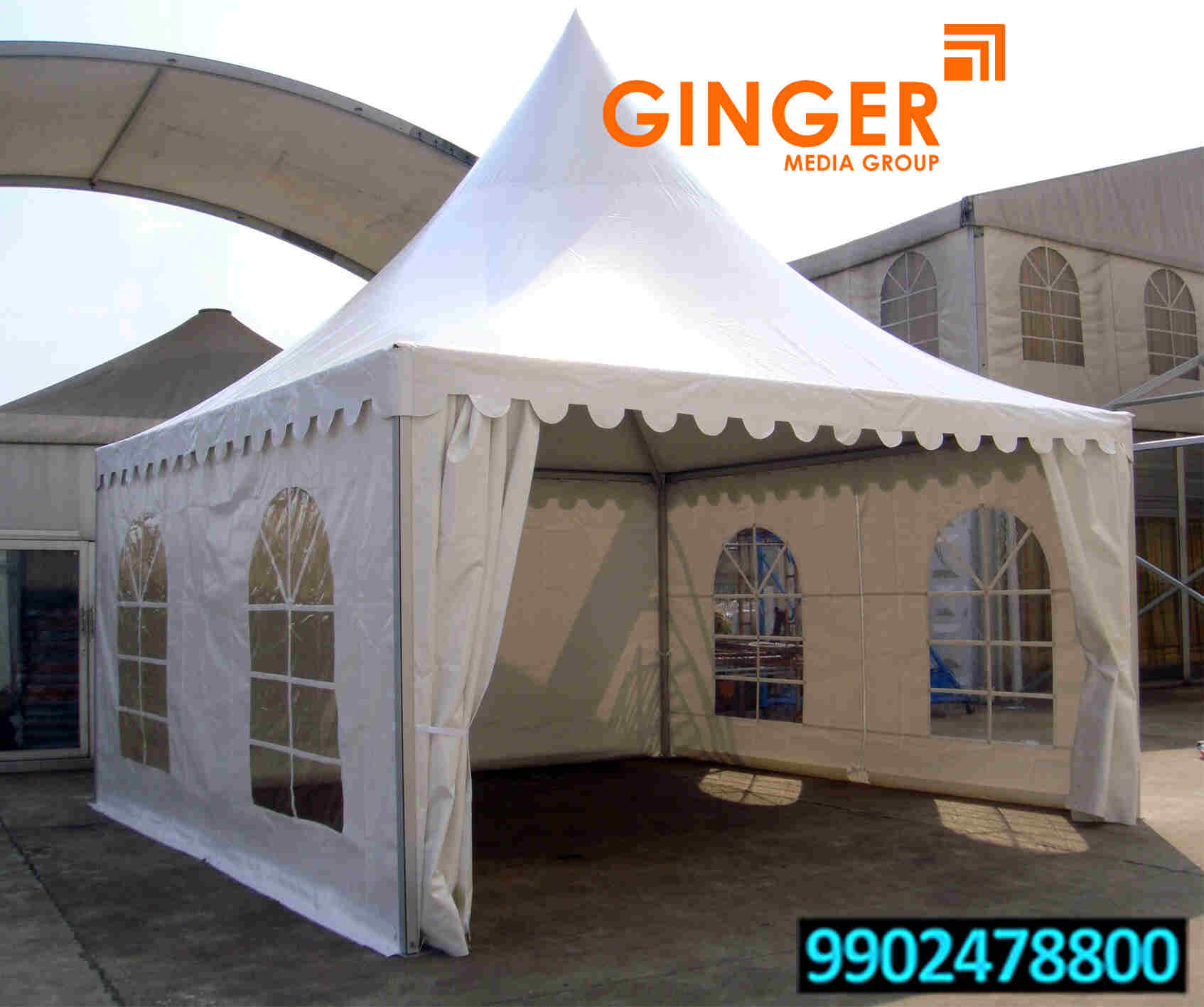 German Tents/ Pagodas Branding in India