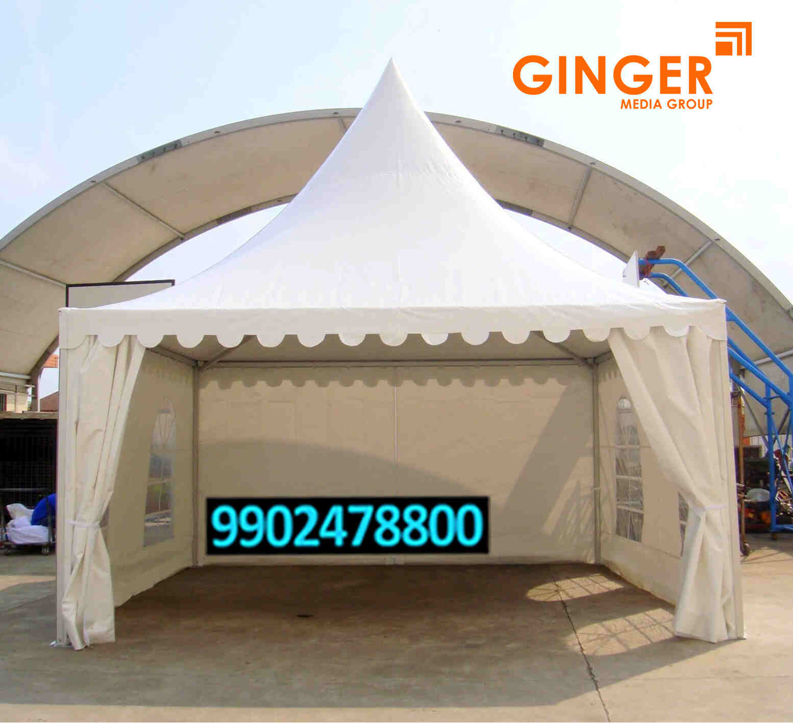 German Tents/ Pagodas Branding in India