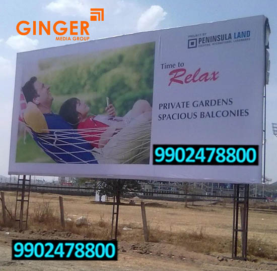 Billboard Advertising in Kolkata for PANINSULA LAND