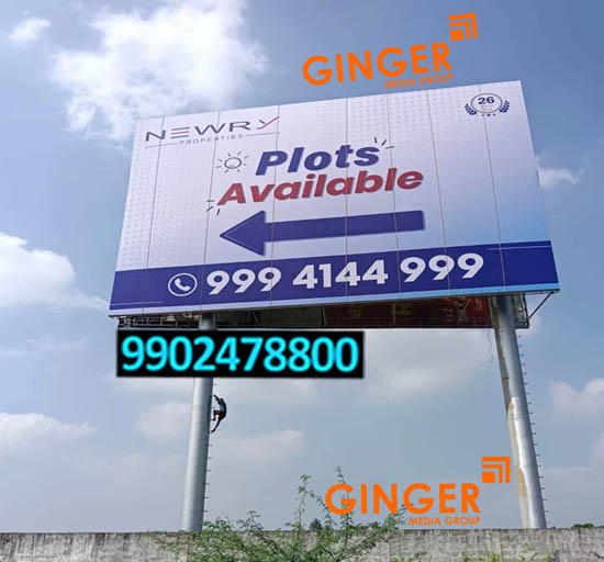 Billboard advertising in Kolkata for Plots