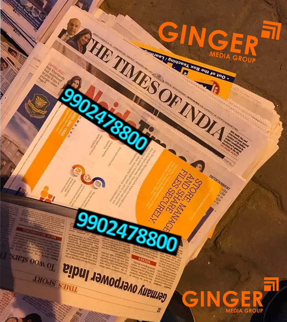 Pamphlets Distribution Branding in India on white and yellow pamphlets