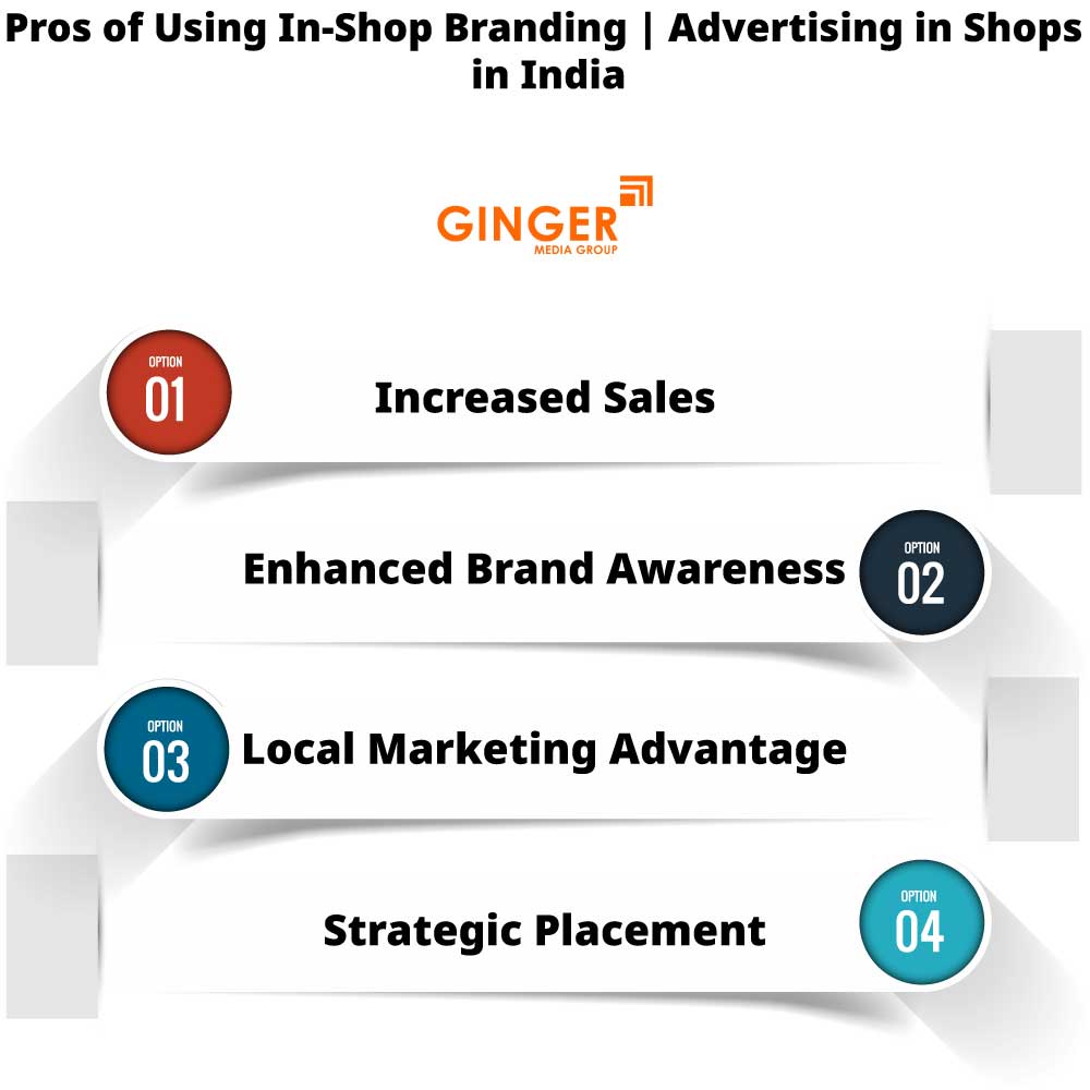 Pros of using In Shop branding in India