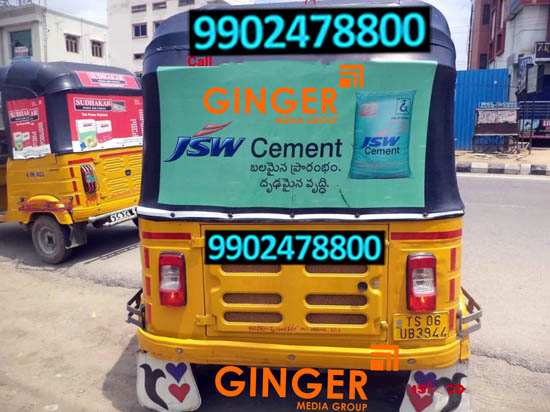 Auto Branding in Hyderabad for JSW Cement Brand
