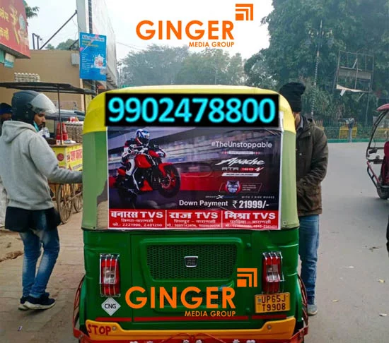 Auto Branding in Lucknow for TVS Brand