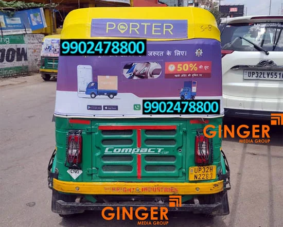 Auto Branding in Lucknow for Porter Brand