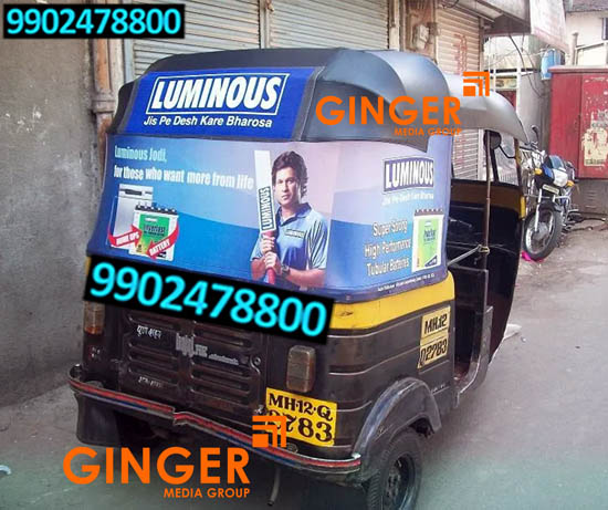 Auto Branding in Mumbai for Luminous Brand