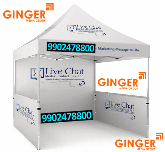 Promo Tables Advertising in India with white color