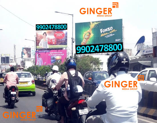 Billboard Advertising in Chennai for FONZO on green board