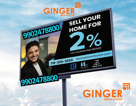 Billboard Advertising in Chennai with black color