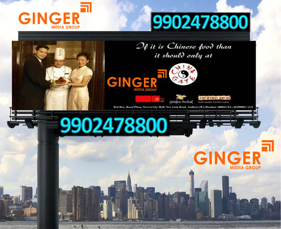 Billboard Advertising in Lucknow with black color