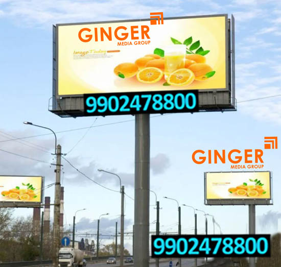 Billboard Advertising in Lucknow with yellow color