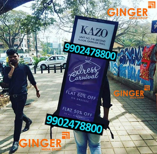 Look Walker Advertising in India with blue color