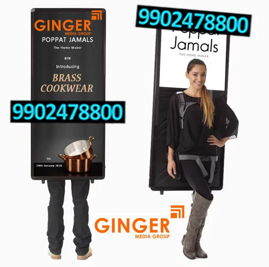 Look Walker Advertising in India with black color