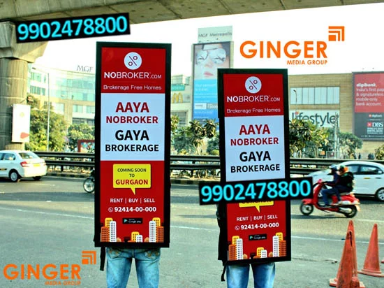 Look Walker Advertising in India for NOBROKER