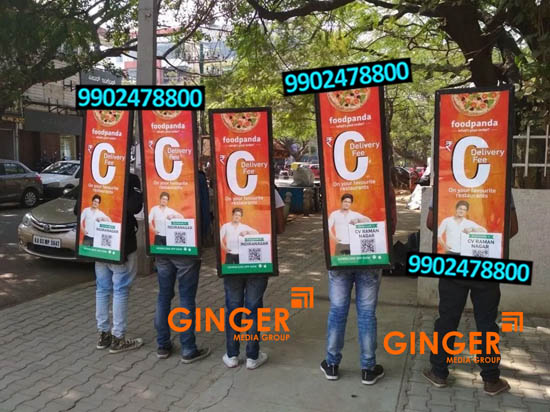 Look Walker Advertising in India with orange color