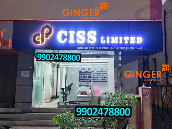 Shop Name Board in Kolkata for CISS LIMITED Shop