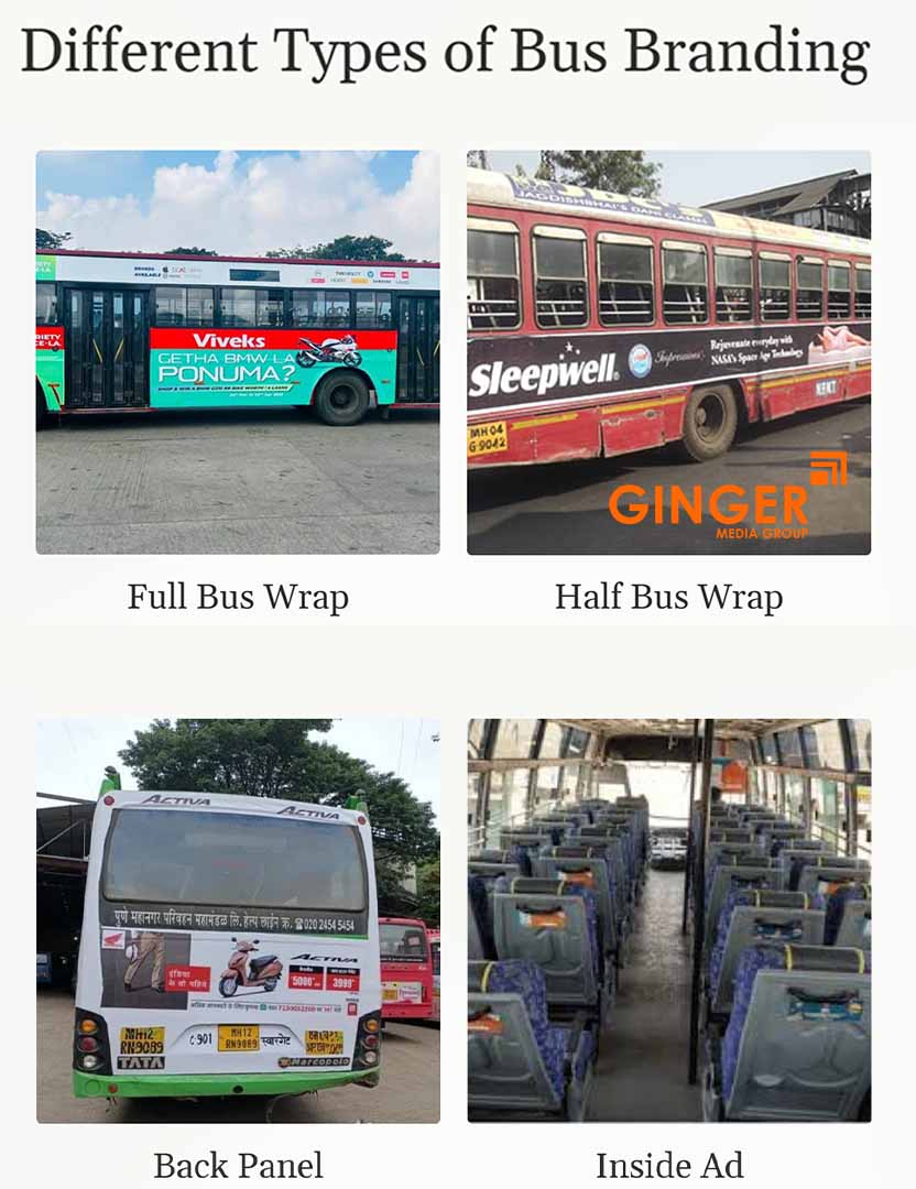 Different types of Bus Branding in Chennai