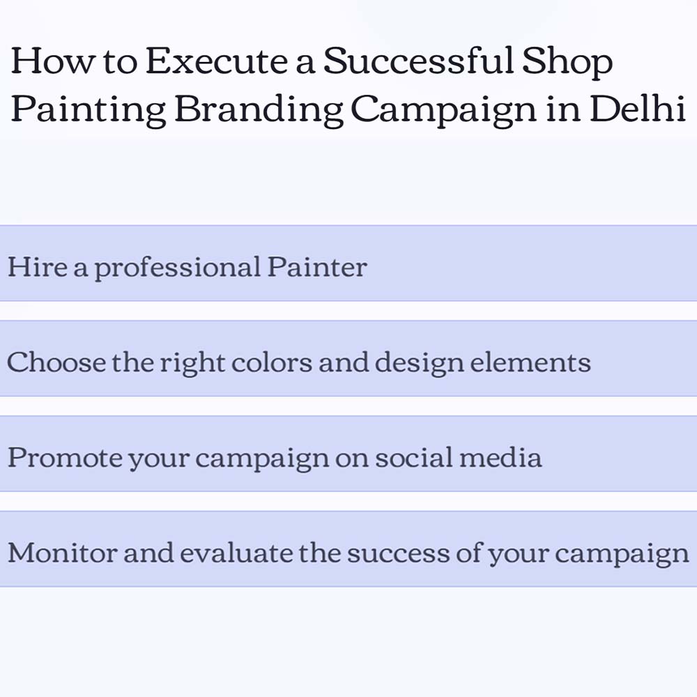 How to execute Successful Shop Shutter Painting in Delhi, Noida, Faridabad, Ghaziabad and Gurgaon