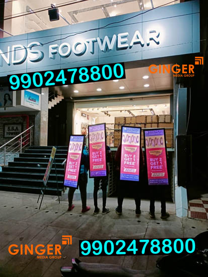 Look Walker Activity in Jaipur for NDC Footwear
