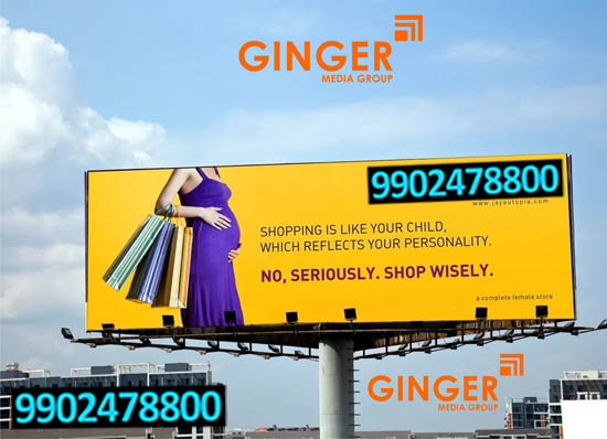Billboard Advertising in Pune with yellow color
